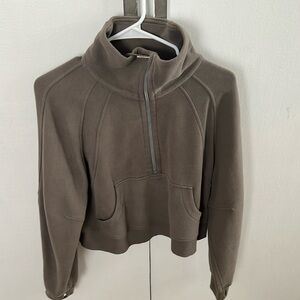 Lululemon oversized scuba half zip funnel neck